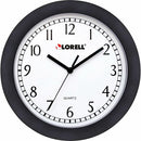 Lorell 9" Round Wall Clock 60987