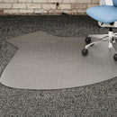 Lorell L-Workstation Medium-pile Chairmat 69156