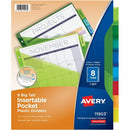 Avery Big Tab&trade; Insertable Plastic Dividers with Pocket 11903
