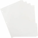 Business Source 3-Ring Plain Tab Indexes 20070