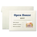 First Base Overtures 71011 Traditional Emboss Reply Card 71011