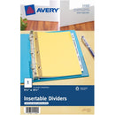 Avery Worksaver Standard Insertable Tabs Dividers 11102