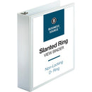 Business Source Basic D-Ring White View Binders 28442