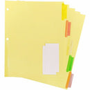 Business Source Insertable Tab Ring Binder Indexes 36692
