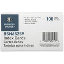 Business Source Ruled Index Cards 65259