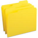 Business Source 1/3 Tab Cut Letter Recycled Top Tab File Folder 65778