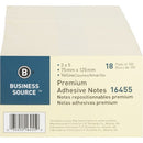 Business Source Repositionable Notes 16455