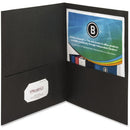 Business Source Letter Recycled Pocket Folder 78490