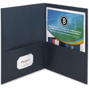 Business Source Letter Recycled Pocket Folder 78492