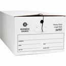 Business Source Heavy Duty Legal Size Storage Box 26757