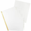 Business Source Tear-resistant Clear Tab Index Dividers 16479
