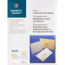 Business Source Clear Return Address Laser Labels 26121