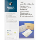 Business Source Clear Return Address Laser Labels 26124