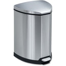 Safco Hands-free Step-on Stainless Receptacle 9685SS