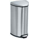 Safco Hands-free Step-on Stainless Receptacle 9686SS