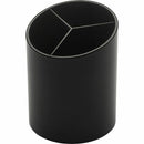 Business Source Large 3-Compartment Plastic Pencil Cup 32355