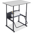 Safco AlphaBetter Desk, 36 x 24 Premium Top, w/o Book Box 1208GR