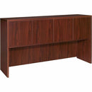Lorell Essentials Series Stack-on Hutch with Doors 69383