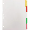 Business Source Laminated Write-On Tab Indexes 20074