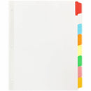 Business Source Laminated Write-On Tab Indexes 20075