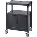 Safco Steel Adjustable AV Carts 8943BL