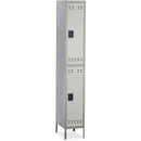 Safco Double-Tier Two-tone Locker with legs 5523GR