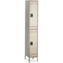 Safco Double-Tier Two-tone Locker with legs 5523TN