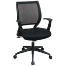 WorkSmart EM51022N Screen Back Chair with Fabric Seat and Fixed D EM51022N3