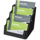 Deflecto 4 Tier Business Card Holder 90404