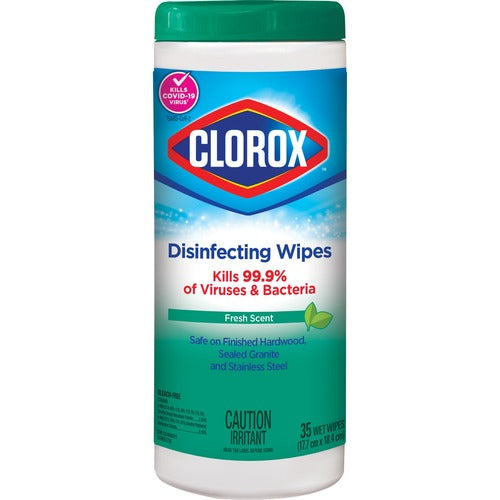 Clorox Disinfecting Wipe CLO01602PAK2