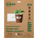 Avery Eco-Friendly Address Labelsfor Laser and Inkjet Printe 48860