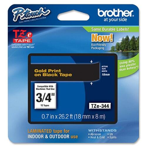 Brother P-Touch TZe Flat Surface Laminated Tape BRTTZE344