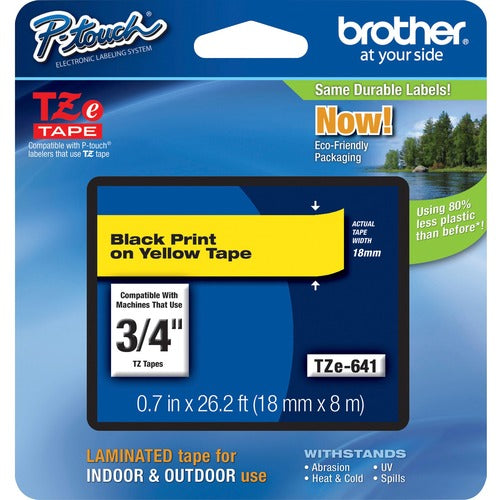 Brother P-Touch TZe Flat Surface Laminated Tape BRTTZE641