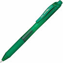 EnerGel-X Retractable Gel Roller, (0.7mm) Metal Tip, Green Ink BL107D