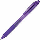 EnerGel-X Retractable Gel Roller, (0.7mm) Metal Tip, Violet Ink BL107V