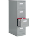 Global 2600 Vertical File Cabinet - 4-Drawer 26401GRY