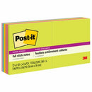 Post it Super Sticky Full Adhesive Notes - Energy Boost Colo F33012SSAU