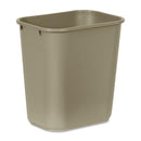 Rubbermaid 2956 Deskside Medium Wastebasket 295600BEIG