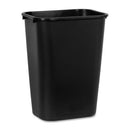 Rubbermaid 2957 Deskside Large Wastebasket 295700BLA