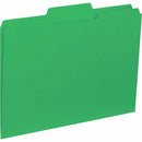 Business Source 1/3 Tab Cut Letter Recycled Top Tab File Folder 43563