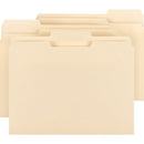 Business Source 1/3 Tab Cut Letter Recycled Top Tab File Folder 78950
