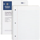 Business Source Wirebound College Ruled Notebooks - Letter 10968