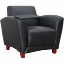 Lorell Accession Club Chair with Tablet Tray 68953