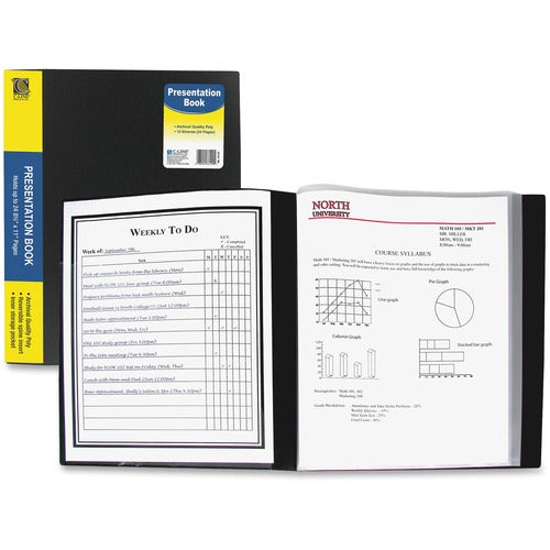 C-Line Bound Sheet Protector Presentation Books CLI33120