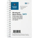 Business Source Side Wirebound Ruled Memo Book 10971