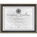 DAX Hi-Gloss Black Document Frame N2709N6T