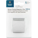 Business Source Nickel Plated Magnetic Clips 37512