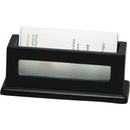 Victor Midnight Black Collection Wood Business Card Holder 11565