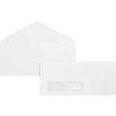 Business Source No. 10 Diagonal Seam Window Envelopes 04468
