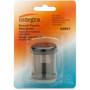 Integra Handheld 1-hole Pencil Sharpener Canister 42851